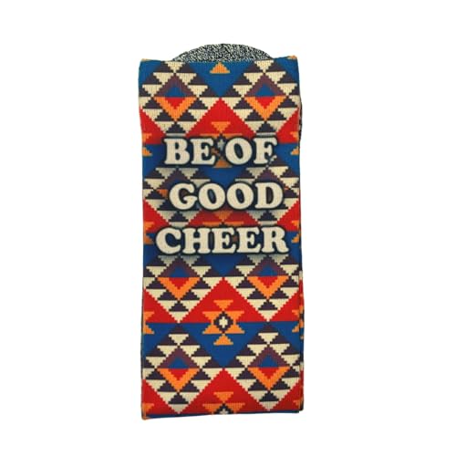 Men's – Christian Crew Socks for Men with Scripture | Moisture-Wicking | Easter Gift Idea - color: Be of Good Cheer