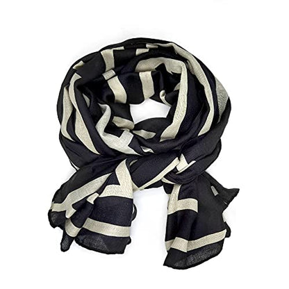 FINIZO Women's Fashion Scarves, Lightweight Cotton Blend Neck Scarves - color: 07
