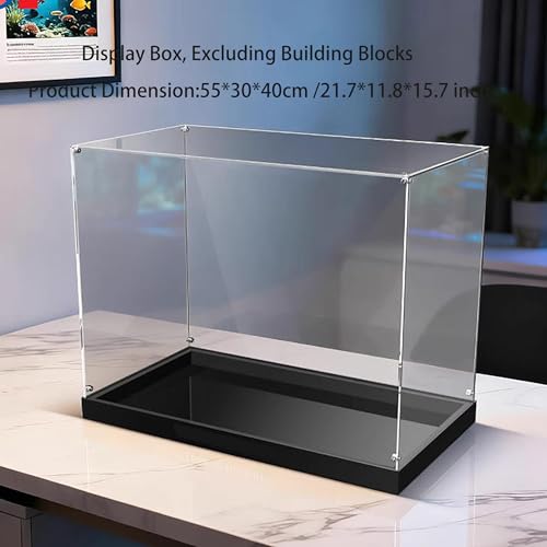 Acrylic Display Case for Lego 10366 Tropical Aquarium Building Set, Clear Display Box, Dust-Proof Display Case Compatible with Lego 10366(Model Not Included) (Transparent 3MM) - size: Transparent 3MM