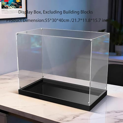 Acrylic Display Case for Lego 10366 Tropical Aquarium Building Set, Clear Display Box, Dust-Proof Display Case Compatible with Lego 10366(Model Not Included) (Transparent 3MM) - size: Transparent 3MM
