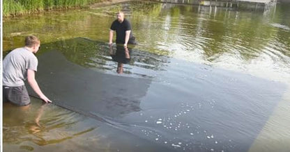 LakeMat-Pro - Lake and Pond Weed Mat for a Natural, Weed-Free Bottom – Easy and Safe Weed Control - size: XL (24 x 12 ft)