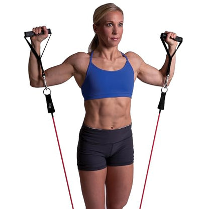 GoFit Power Handles – Resistance Band Handles, Pull Up Handles for Strength Training - One Pair, black, OS, GF-STHC