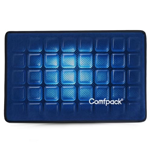 60-Minute Long Lasting Ice Packs for Injuries Reusable,13.4 × 8.6" | Flexible Ice Pack for Lower Back, Knee, Shoulder, Hip, Elbow, Arm, FSA Eligible HSA, Cold Pack with Elastic Strap for Injures
