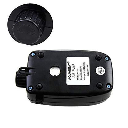 AQUANEAT Aquarium Air Pump, 100 Gal Fish Tank Air Pump, Hydroponic Oxygen Aerator with Airline Tubing, Bubbler Stones, Check Valve