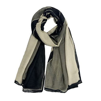 FINIZO Women's Fashion Scarves, Lightweight Cotton Blend Neck Scarves - color: 21