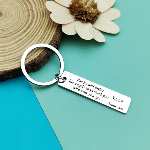 Bible Verse Keychain Religious Faith Gifts Christian Gift for Women Men Christmas Jewelry Easter Prayer Christian Jewelry Inspirational Easter Prayer Gift Religious Gift Birthday Graduation Gift