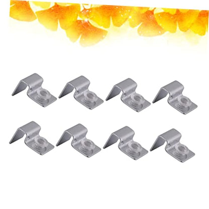 8pcs Stainless Steel Fish Tank Cover Holder Practical Aquarium Bracket Support Durable and Safe for Fish Tanks for Covering Aquariums
