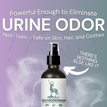 Odorless Outdoorsman Hunting Scent Eliminator Spray, 1 Pack, 16 oz | Eliminates Human Odor at the Source. Fragrance Free Control for Clothing, Boots, Packs and Gear. Field and Treestand Use - size: 16 Fl Oz (Pack of 1)