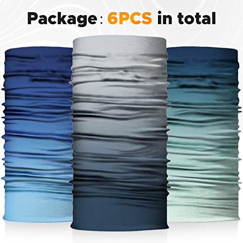 JOEYOUNG Headwear, Bandana, Neck Gaiter Head Wrap Headband Balaclava Magic Scarf - color: A-gradient