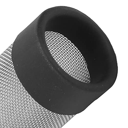 Pongnas Stainless Steel Aquarium Inlet Cover with Fine Protective Mesh for Fish & Shrimp Tanks 18mm Inner Diameter - size: Inner diameter 18mm