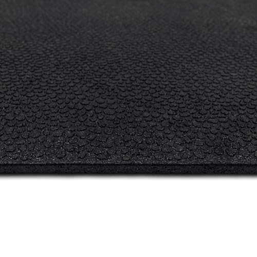 Mohawk Home Heavy Duty Rubber Stall Mat - Gym Floor- Under Dog Crate - All Purpose Utility 2'x3' - 1/2" Thick - size: 2' X 3'