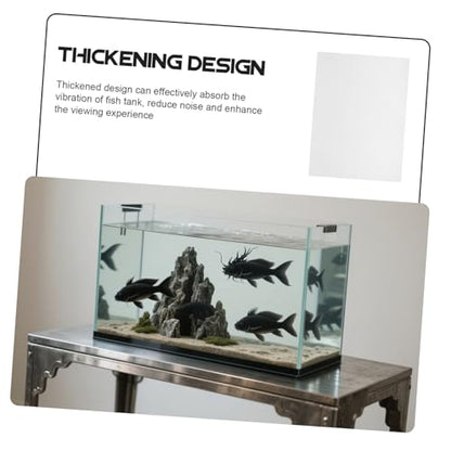 YARNOW Thickened Non Slip Aquarium Leveling Mat Foam Fish Tank Pad for Shock Absorption Vibration Control Noise Reduction Easy to Cut for