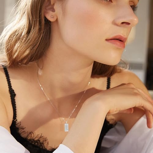 UNIFT Islamic Muslim Allah Layered Necklaces For Women Stainless Steel Charm Water Drop Heart Shape Allah Pendant Double Layer Necklace Islamic Jewelry - color: silver 4