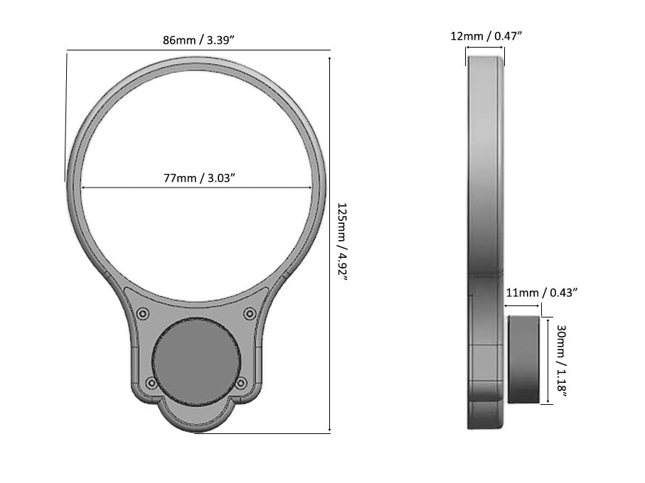 Orphek Omini 77mm Lens Kit for Aquariums and Cameras for Better Viewing and Photography