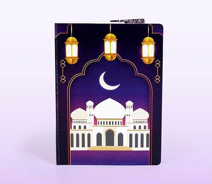 CUTPOPUP Ramadan Card Pop Up, 3D Ramadan Kareem, Eid Mubarak, Awesome Holy Month Present, Eid al-Fitr Celebration, Muslim Holiday, with Note and Envelope SD258US1520