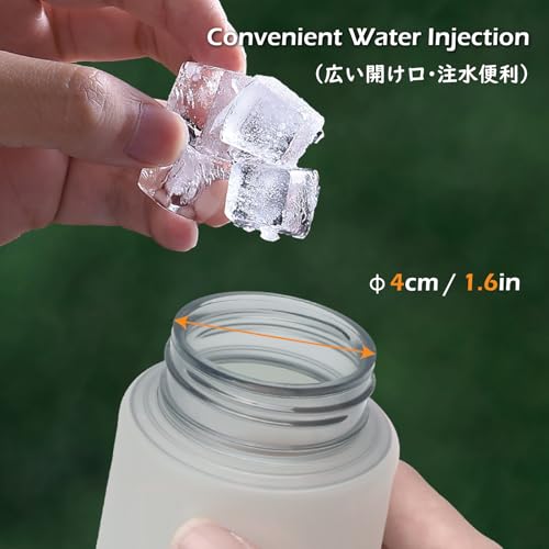 TRIWONDER Running Water Bottle Handheld Plastic Flask Hydration Vest Packs Waist Belt Replacement for Runners Marathon Cycling Hiking - color: 03 Soft Flasks - White - 500ml/16.9oz - 2 Packs