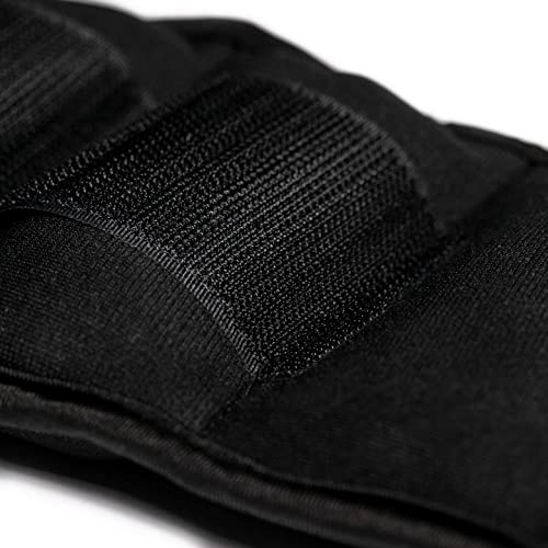 Ankle Weights Set - 0.5lb, 1lb, 2lbs, 3lbs, 4lbs, 5lbs, 8lbs and Adjustable Sets - for Women, Men and Kids - color: Black, style: 2lbs each (4lbs pair)