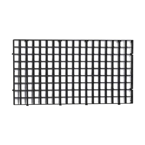 VANZACK 2pcs Aquarium Fry Segregation Net Board Black Fish Divider for Fish Tank Easy Installation Increases Survival Rate