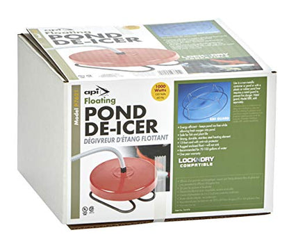 Allied Precision P7621 Floating Pond De-Icer With 15-Foot Cord, 1,000 Watt - style: 1000 Watt
