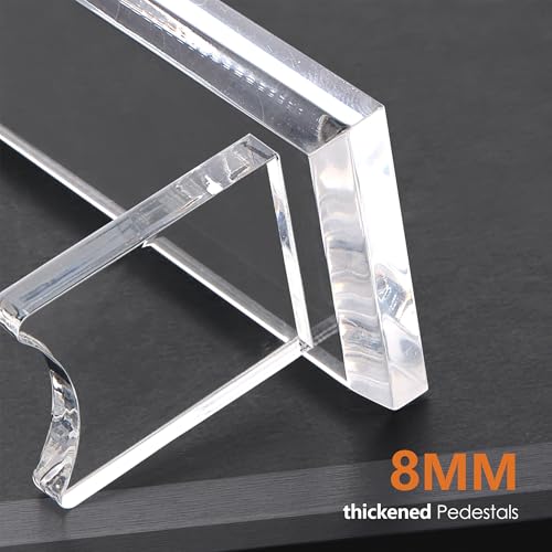 SANRUI Acrylic Pen Holder Display Stand, Shop Fountain Pencil Makeup Brush Rack, Ballpoint Pen Showholder, Paintbrush Drying Rack Organizer Desk for Home School Office Or Store Use - style: 1 Tier