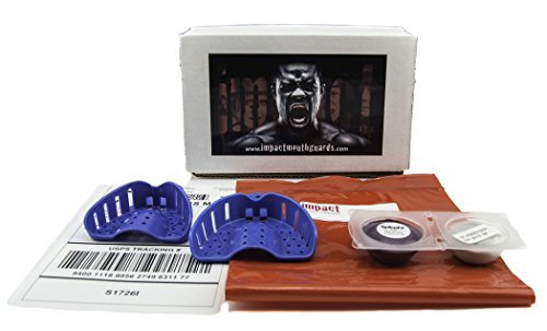 Impact Mouthguard Boxing, MMA, Muay Thai Sports Mouthguards for Youth Adults, Professional Custom-Fit, Red Fangs - color: Red Fangs