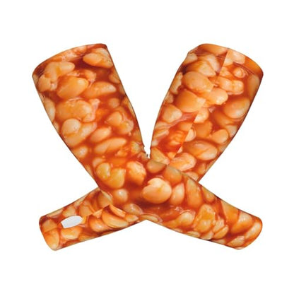 Cooling Arm Sleeves Cover Summer Sun Protection Arm Sleeves For Men Women Baseball Cycling Golf Running - color: Baked Beans 24