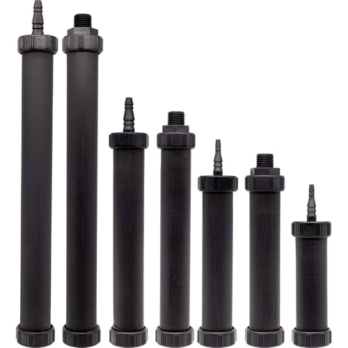 RAD1250 EPDM 12" Rubber Membrane Air Diffuser | For koi ponds, water gardens & aquaculture systems. Non-weighted. 1/2" MPT inlet. Easy to clean - size: RAD1250
