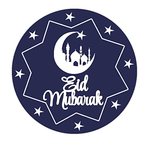 Top label Eid Mubarak Stickers for Goodie Bags,120 Pcs Eid Party Decorations&Eid Mubarak Party Supplies(2 Inch)