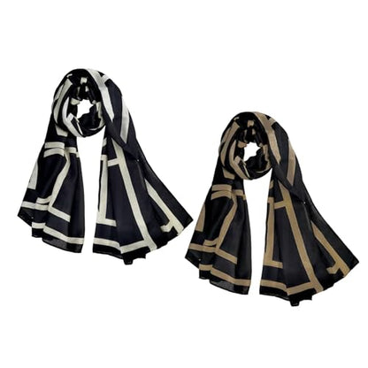FINIZO Women's Fashion Scarves, Pashmina Wrap for All Season, Everyday Wear for Ladies, Solid Color Bridesmaid Gifts - color: 90