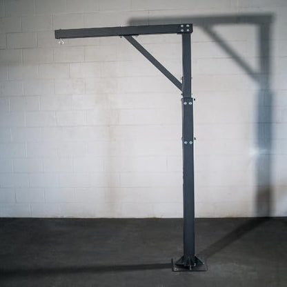 Titan Fitness Heavy Bag Boxing Stand, Single Tree Adjustable 7 FT 4" to 8 FT 6", 360-Degree Training, Rated 300 LB, Bolt-Together Design, Reinforced Base for Home Gym, Fitness, or Boxing Training