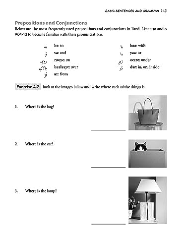 Reading & Writing Farsi (Persian): A Workbook for Self-Study: A Beginner's Guide to the Farsi Script and Language (Free Online Audio & Printable Flash Cards)
