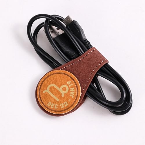 3 PCS Leather Magnetic Bookmark Clips, Zodiac PU Leather Bookmarks for Book Lovers, Full Set of Book Clip Accessories, Earth Sign - style: Earth Signs Constellation