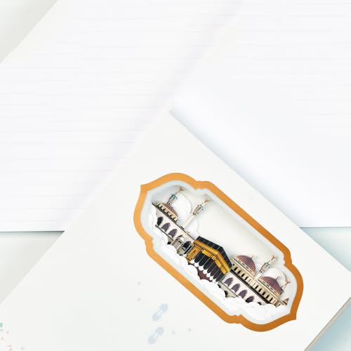 Mecca 3D Engraved Notebook, 120p Dot Journal Gift