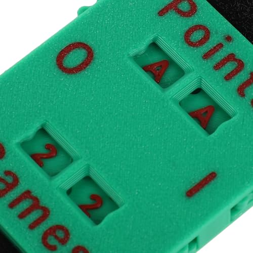 Competitive Match Score Keeper Wristband, Portable Game Stroke Counter for Team Sports, Cricket, Table Tennis, Recreational Use Green