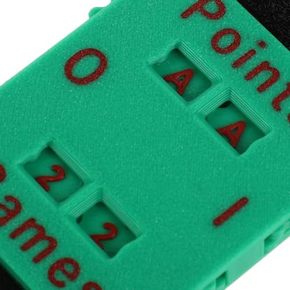 Competitive Match Score Keeper Wristband, Portable Game Stroke Counter for Team Sports, Cricket, Table Tennis, Recreational Use Green
