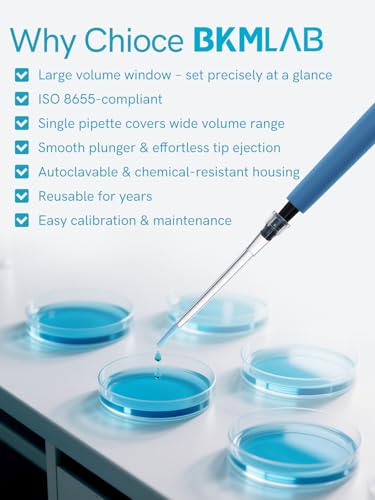 20-200ul Single Channel Pipette, High Accurate Manual Adjustable Variable Volume Micropipette, 1μl Increment, Pipettes for Laboratory, Scientific and Industrial Research - size: 20-200μL