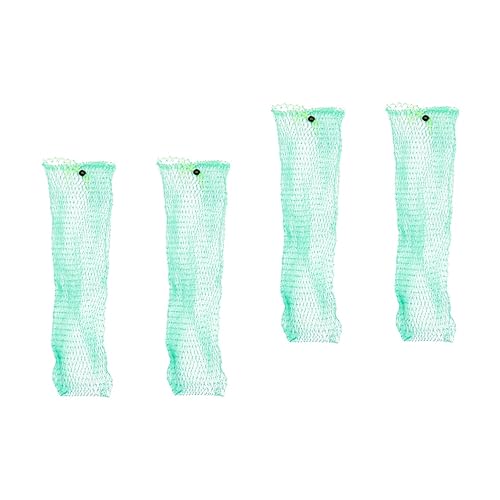 BESPORTBLE 2sets Soft Fishing Net Large Drawstring Net Ideal for Small Big Fish 2pcs*2
