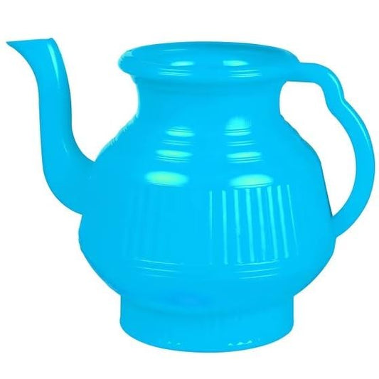 TABAKH Lota | Bodna | Water Mug | Toilet Wash Jug | 2.25 Liters | Lightweight Budna | Use in Bathroom | Personal Cleaning | Durable Easy-Pour | Plastic (Sky Blue) - color: Sky Blue