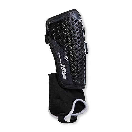 Mitre Unisex Soccer Shin Guards - color: Aircell Power Black/White, size: X-Large