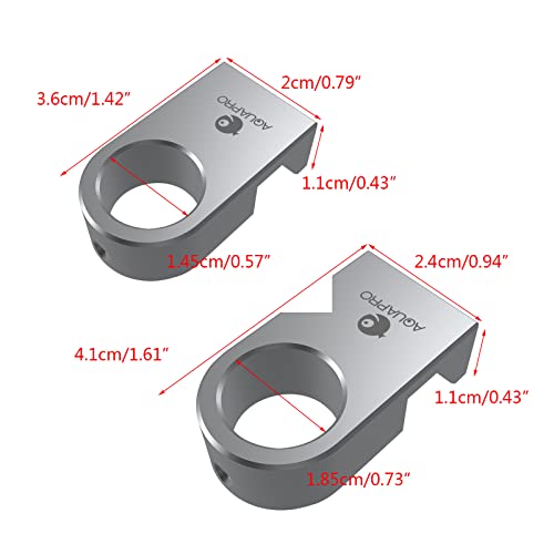 High-end Aquarium Pipe Holder Water Tube Clip Clamp For Holding Soft Hose Elegant Fish For Tank Hose Fix Clip For Aquari Lily Pipe Fixture - size: S