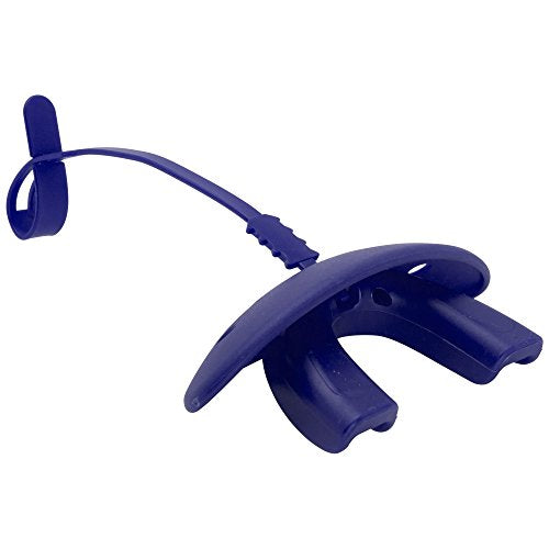 ADAMS USA 3-In-1 Lip Protector Varisty Mouth Guard with Strap - color: Royal Blue