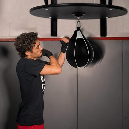 Speed Bag Platform Kit, 24" Heavy Duty Wall Mount Boxing Training Equipment with 180°/360° Swivel, Adjustable Punching Ball Platform for Home Gym Boxing Training