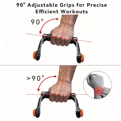Twister Arm Trainer with Push-Up Grips, Adjustable Resistance (20-90LB), Unisex Chest Workout Equipment, Spring Resistance Exerciser for Muscle Building & Shaping - size: 20-60lbs