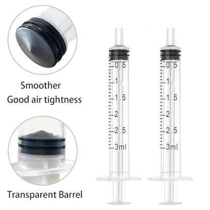 3cc Syringe, 3ml Oral Syringe, 3 Ml Syringes Without Needle, （ 30Pack ）Syringes for Scientific Labs, Individually Wrapped - size: 3ml, style: 30