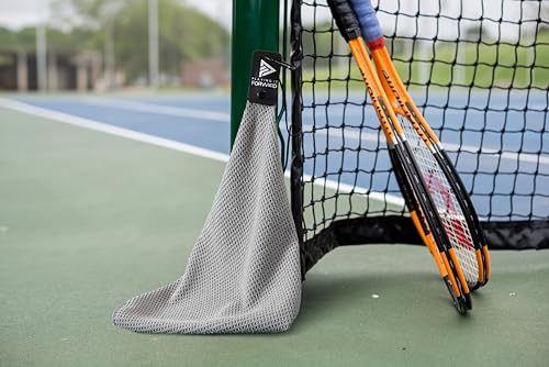 Magnetic Multi Sport Microfiber Towel for Gym, Running, Tennis, Workout, Golf Bags, Strong Magnet Hold, Gym Towels, Magnetic Golf Towels, Fast Drying, Men & Women, Gray - color: Gray