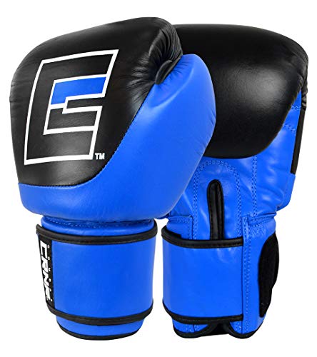 Competition Boxing Gloves | Punch Bag Mitts Sparring Punching Training MMA Fighting Sports - color: Blue, size: 10 oz