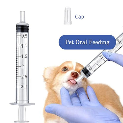 10 Pack 3ml Syringe for Liquid,Syringe Without Needle,Sterile Individually Packed - size: 3ml-10pcs