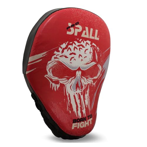 Curved Boxing Pads - Boxing Mitts and Punch Pads, Muay Thai MMA Focus Boxing Mitts Suitable for Boxing, Kickboxing, Karate, and Martial Arts - color: BTF-Red