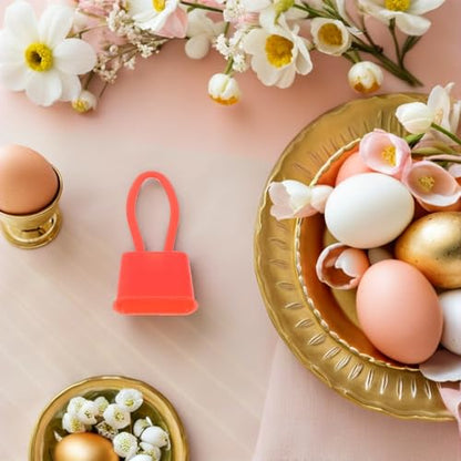 Wakauto Mesh Bag Clasps for Egg and Produce Nets, 200pcs Plastic Hooks with Red Large Clips, Multipurpose Storage Net Closures for Grocery, Kitchen, and Fruit Organizer
