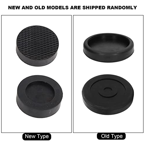 Anti Vibration Pads, Antislip Universal Pedestals for Washer Dryer, Noise Dampening and Shock Support Circular Rubber Isolation Feet Mats Set of 4